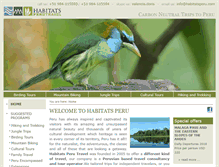Tablet Screenshot of habitatsperu.com
